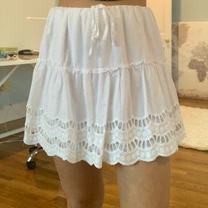 White Mini Skirt